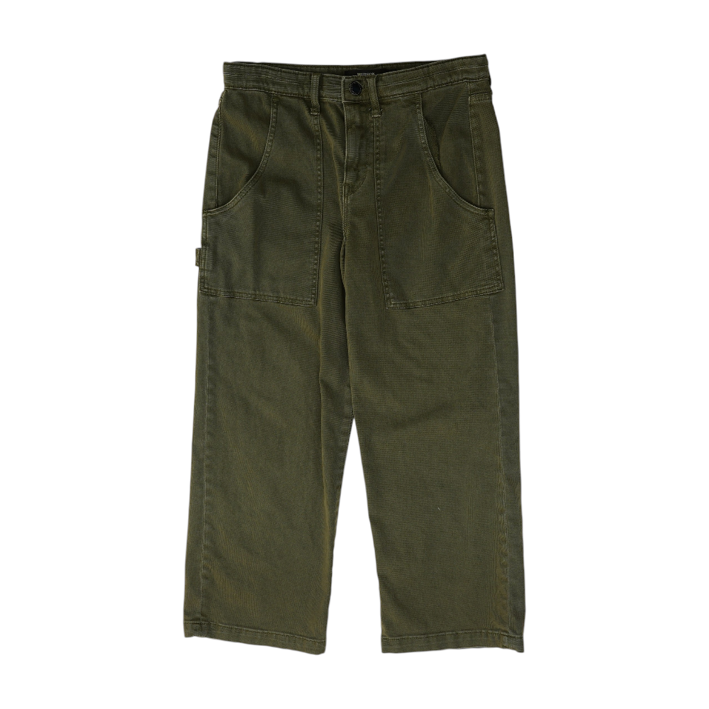 Green Straight Pants