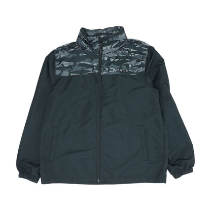 Black Color Block Rain Jacket