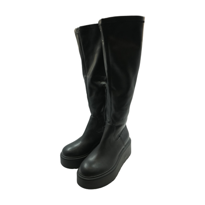 Black Knee-High Boots