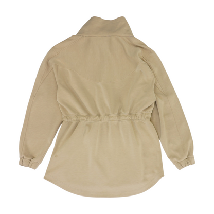 Beige Solid Active Jacket