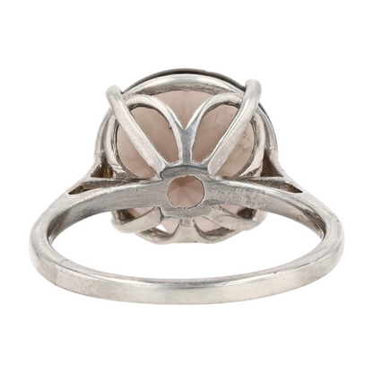 5 3/4 ctw Sterling Silver Quartz Fashion Ring