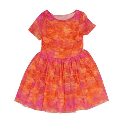 Pink Tie-Dye Dress