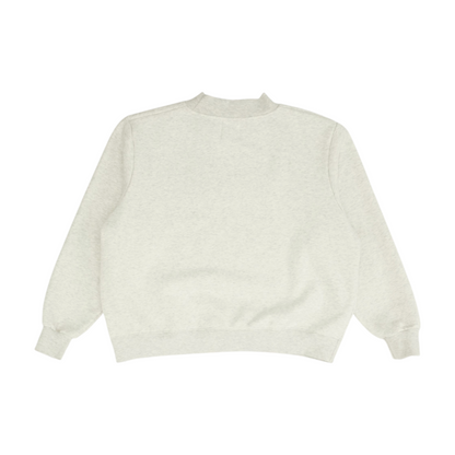 Gray Solid Sweatshirt Pullover