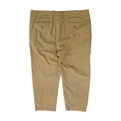 Beige Regular Pants