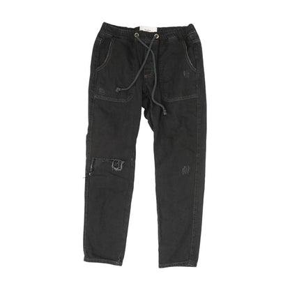 Black Solid Jeans