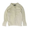 Beige Flannel Button Down