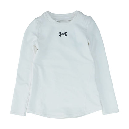 White Solid Sweatshirt