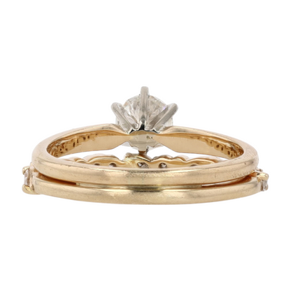 5/8 ctw 14K Yellow Gold Diamond Engagement Ring