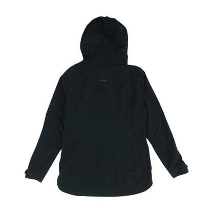 Black Solid Rain Jacket