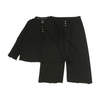 Black Solid Pajama Set