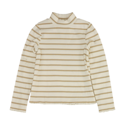 Beige Striped T-Shirt