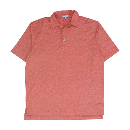 Red Solid Short Sleeve Polo