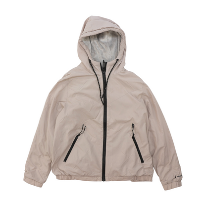 Beige Solid Jacket