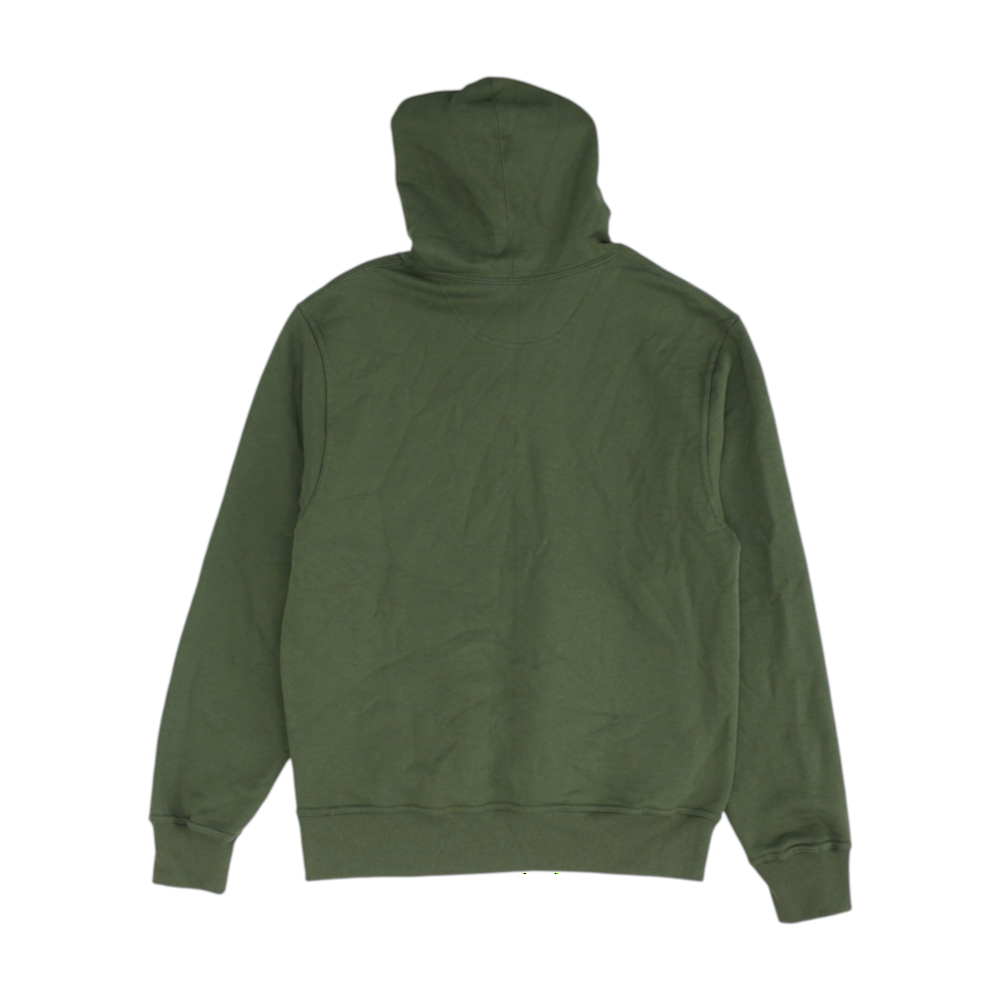 Green Solid Hoodie Pullover