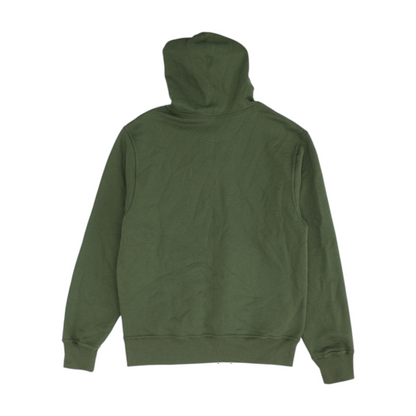 Green Solid Hoodie Pullover