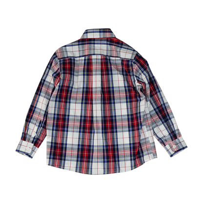 Multi Plaid Long Sleeve Button Down