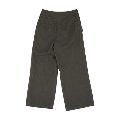 Green Solid Pants