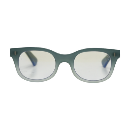Teal Bixby Square Prescription Eyewear