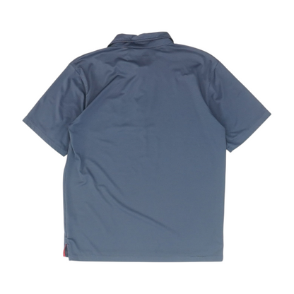 Navy Solid Short Sleeve Polo