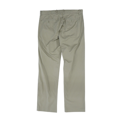 Beige Straight Pants