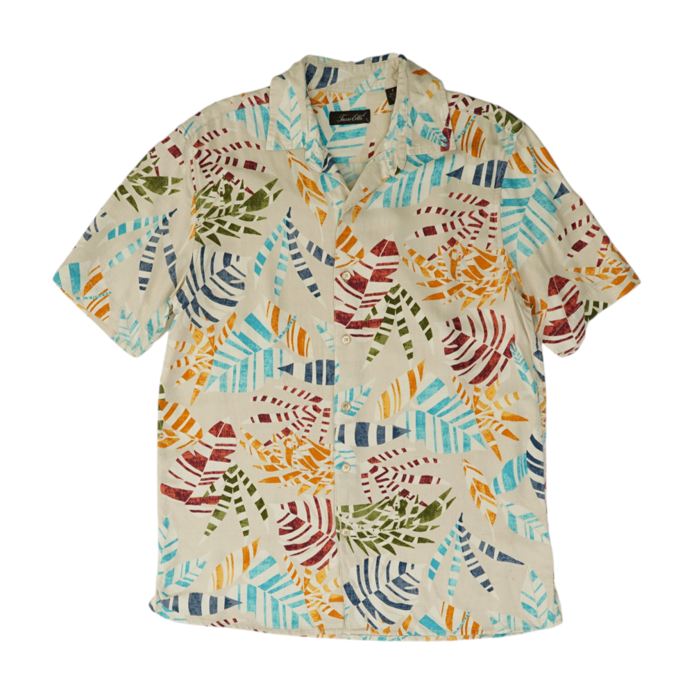 Multi Graphic Short Sleeve Button Down