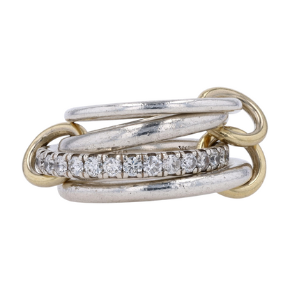 9/10 ctw Sterling Silver Diamond Band Ring