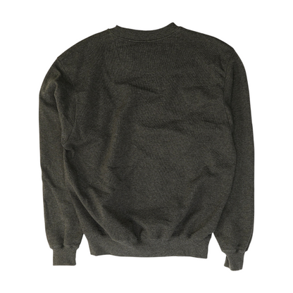 Gray Solid Sweatshirt Pullover