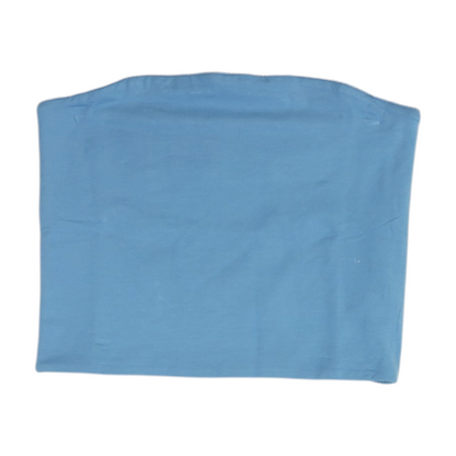 Blue Cropped Blouse