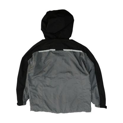 Gray Color Block Jacket