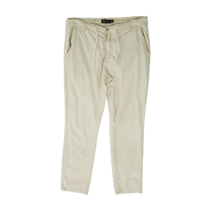 Beige Regular Pants