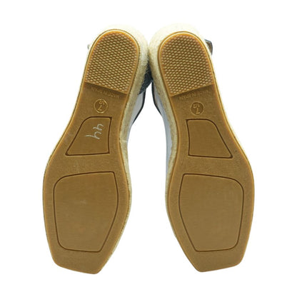 Blue Wedged Sandals