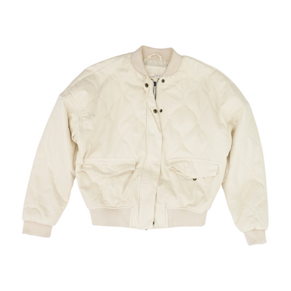 Beige Solid Jacket