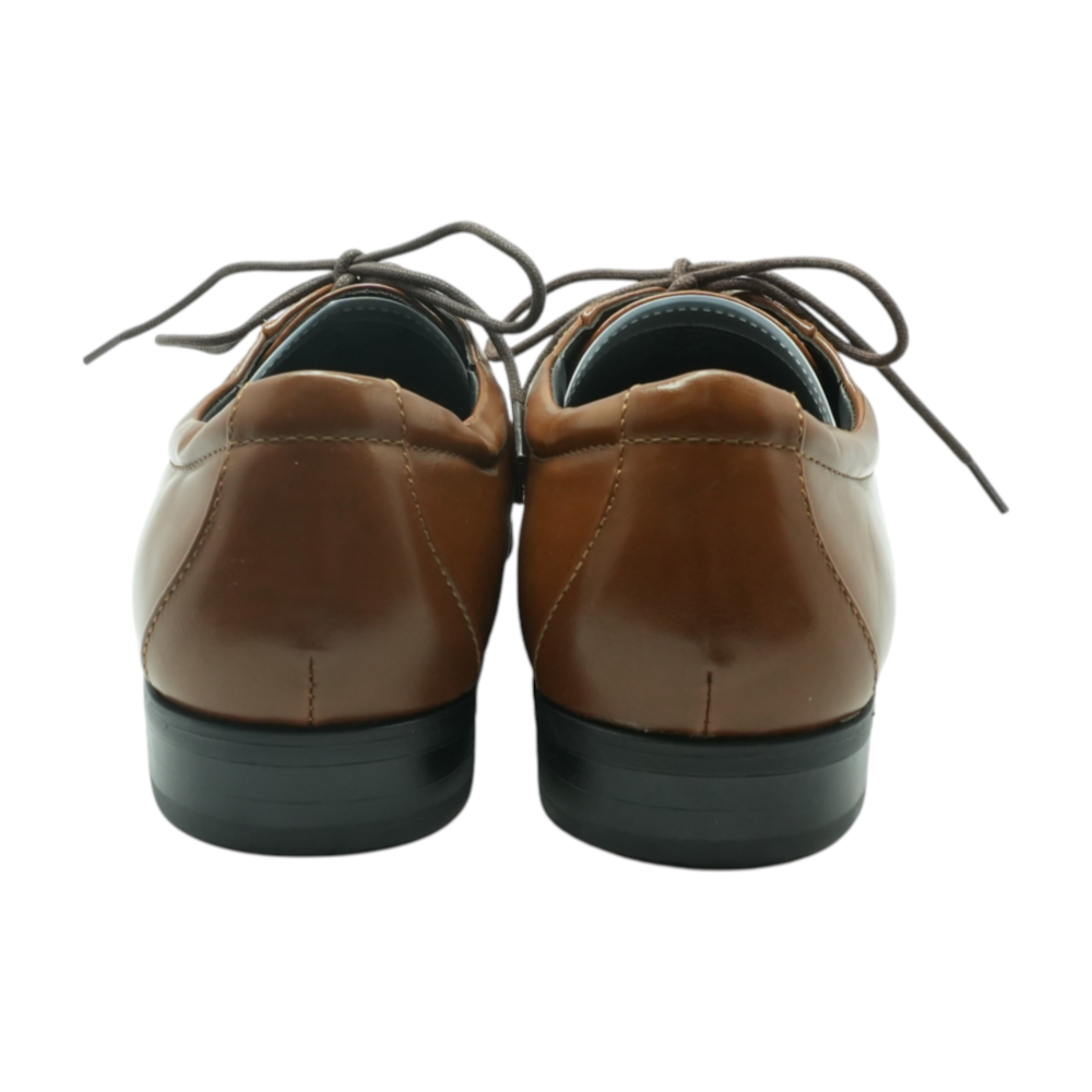 Brown Lace-Up Dress Shoes