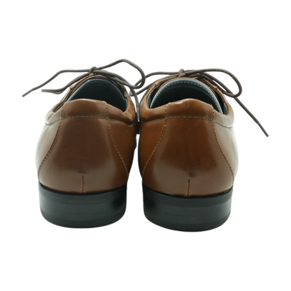 Brown Lace-Up Dress Shoes
