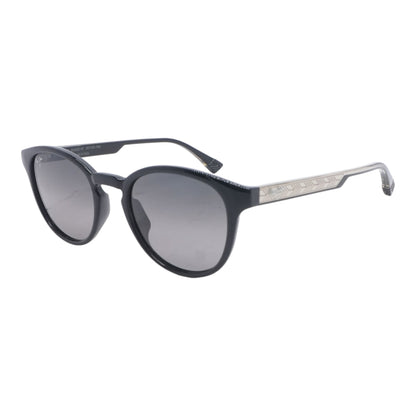 Black Hiehie Round Sunglasses