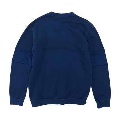 Navy Solid Sweatshirt Pullover