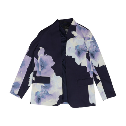 Navy Floral Blazer