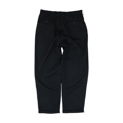 Black Solid Dress Pants