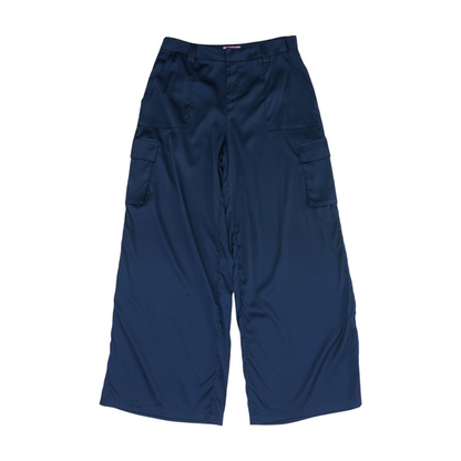Navy Wide Leg Pants