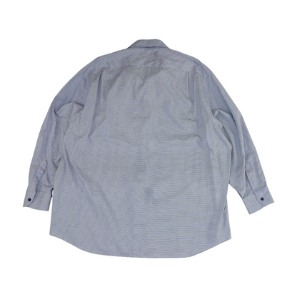 Blue Print Long Sleeve Button Down