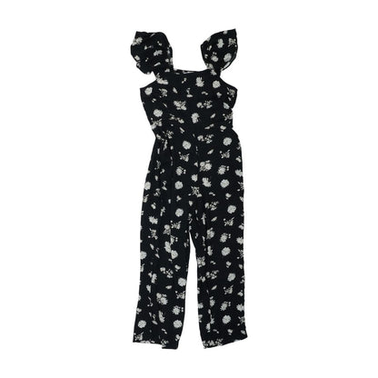 Black Floral Jumpsuit
