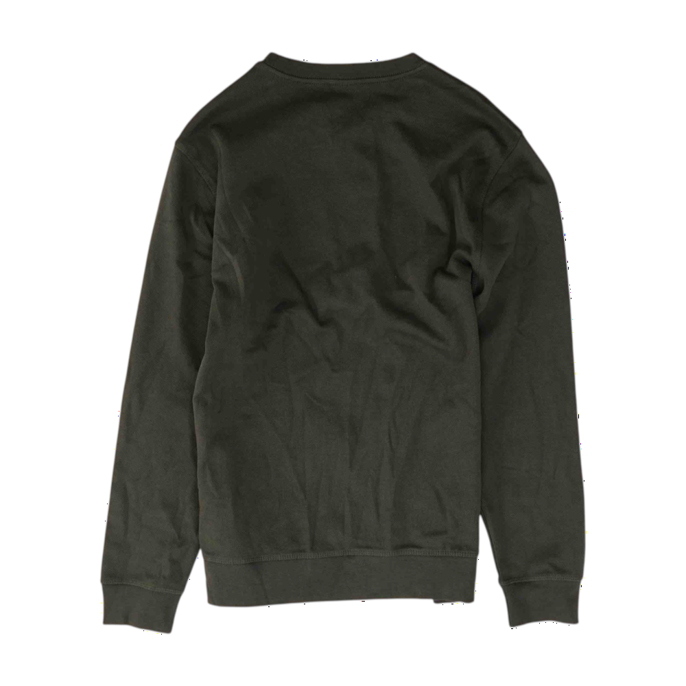 Gray Solid Sweatshirt Pullover