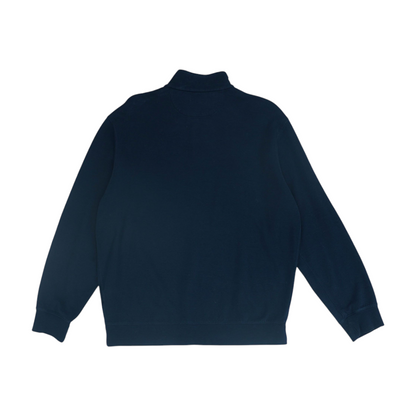 Navy Solid 1/4 Zip Pullover