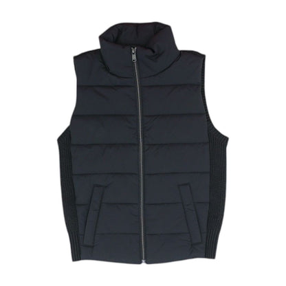 Black Solid Active Vest