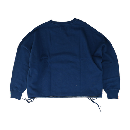 Navy Solid Sweatshirt Pullover
