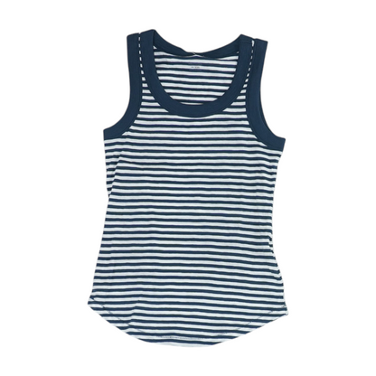 Navy Striped Blouse