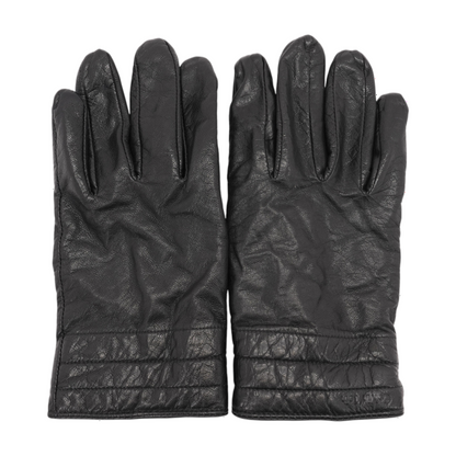 Calvin Klein Black Leather Gloves – Image 1