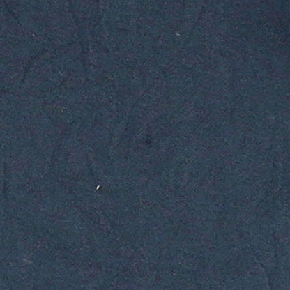 Navy Solid Long Sleeve Polo
