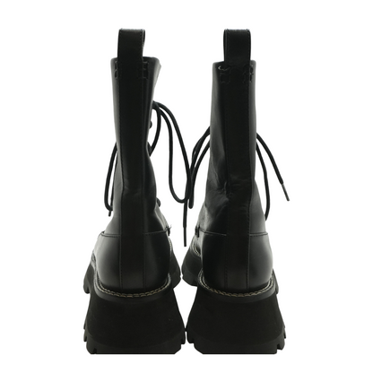 Black Kate Platform Combat Boots