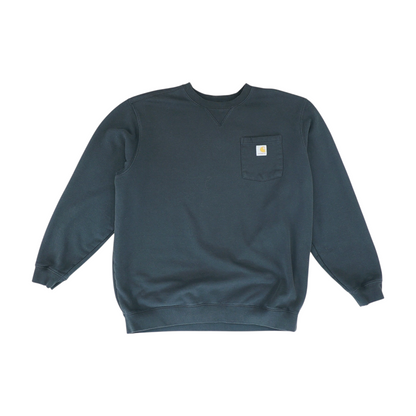 Black Tall Solid Sweatshirt Pullover